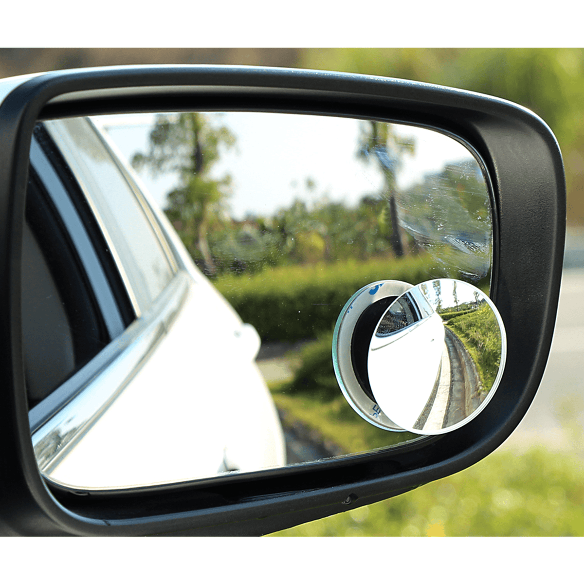 2Stk Toter Winkel Spiegel 360 Weitwinkel Randlos Blindspiegel Zusatzspiegel  Auto