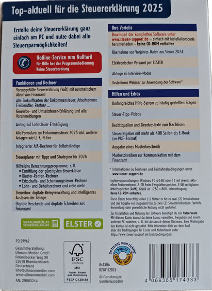 ALDI Steuer-Software 2025 | Vorausgefüllte Steuerklärung & digitale Steuerbox