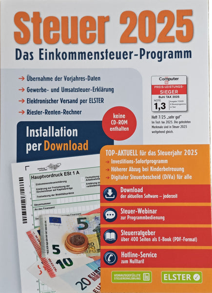 ALDI Steuer-Software 2025 | Vorausgefüllte Steuerklärung & digitale Steuerbox