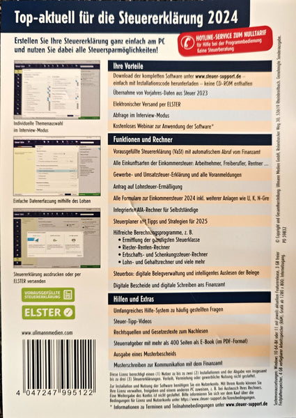 Aldi Steuer Sparer 2024 DOWNLOAD  Steuersoftware für Steuererklärung 2024