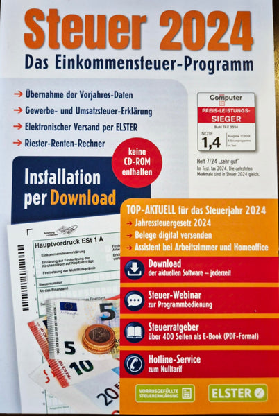 Aldi Steuer Sparer 2024 DOWNLOAD  Steuersoftware für Steuererklärung 2024