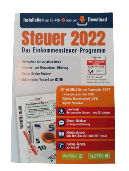 Aldi Steuer Sparer 2023 Steuersoftware für Steuererklärung 2022 *NEU* -DOWNLOAD / Versand-